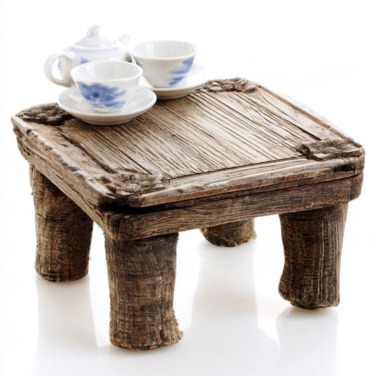 Multifunctionele tafel van hout, kleur bruin
