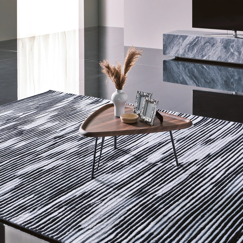 Salontafel van hout met walnootlook, kleur walnootbruin