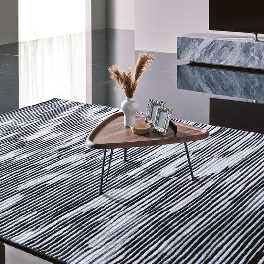 Salontafel van hout met walnootlook, kleur walnootbruin