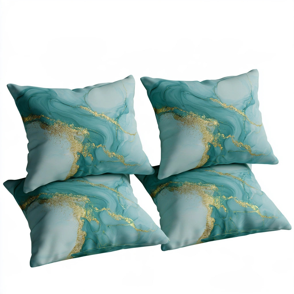 Set decoratieve sierkussens, kleur grijs